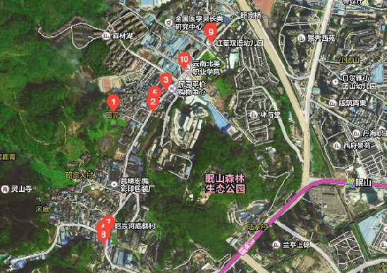 昭宗片区城中村所在位置 昭宗片区城中村所在位置