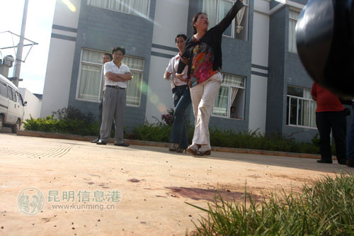 嵩明法庭血案 事发现场 
