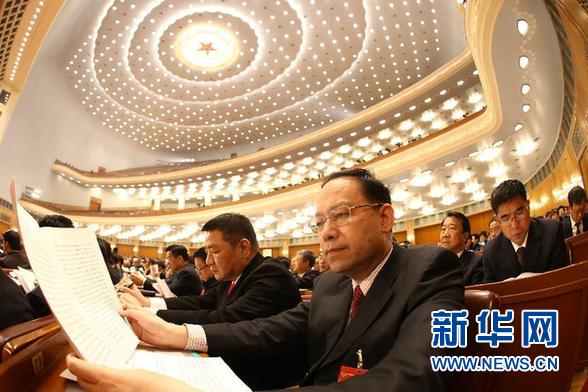 （两会·政协开幕）（14）全国政协十二届二次会议在京开幕