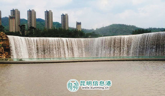 牛栏江恢复向滇池补水 瀑布公园又飞流直下 牛栏江恢复向滇池补水 瀑布公园又飞流直下