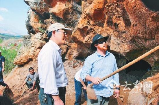 中澳专家联合调查马鹿洞遗址