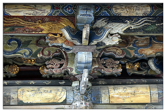 建水西庄镇新房古村 黄氏宗祠“凤在上龙在下”