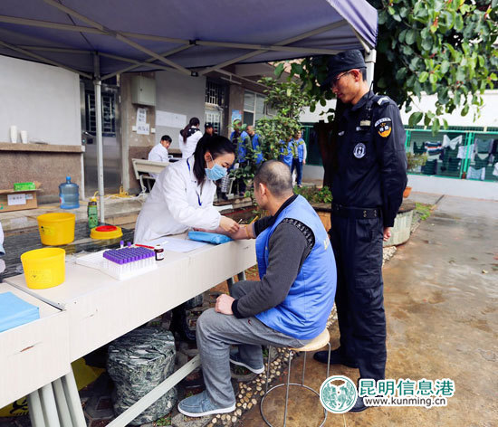 盘龙区第二看守所组织在押人员开展健康体检