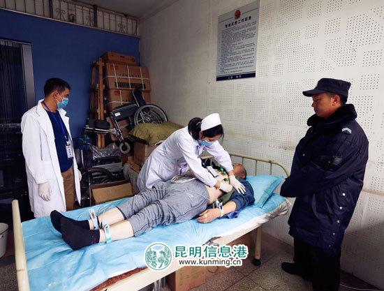 盘龙区第二看守所组织在押人员开展健康体检