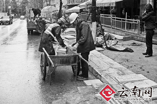 华山南路修复中