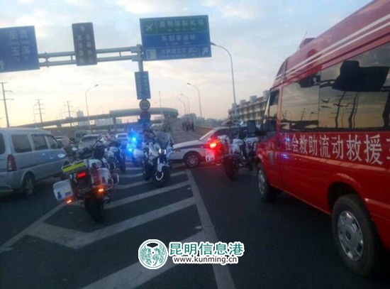 男子打砸过往车辆 被民警追捕欲跳桥