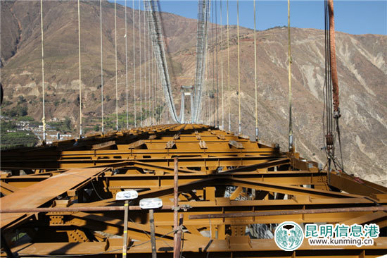 金东大桥合龙 建成后昆明至成都将缩短近100公里 金东大桥合龙 建成后昆明至成都将缩短近100公里