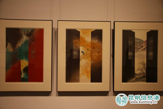 郝平“推门·境界”主题版画作品展在昆开幕