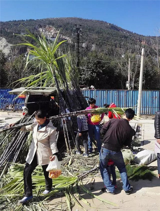 明海源寺年前最后一个“街子” 年味满满 明海源寺年前最后一个“街子” 年味满满