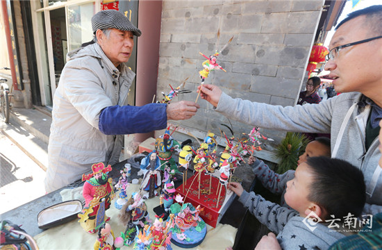 大年初一 昆明官渡古镇传统庙会人气旺