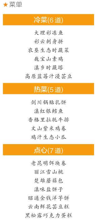 吃着云南美食 想到云南美景