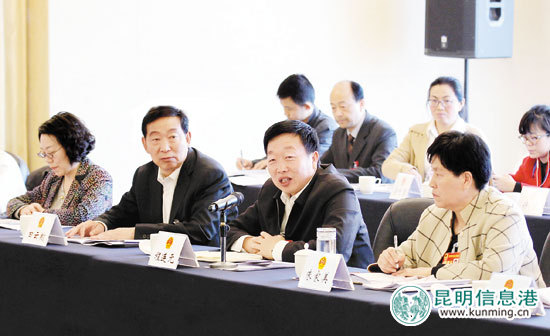 程连元参加五华代表团分组审议时强调力争各项事业实现更大跨越 程连元参加五华代表团分组审议时强调力争各项事业实现更大跨越