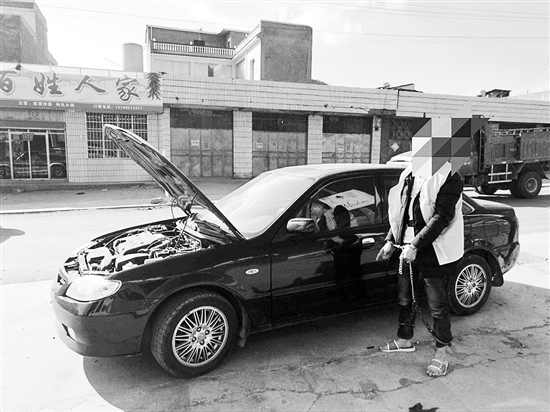 偷车贼用另一辆车拖着被盗车辆上高速 一晚上从曲靖跑到陆良