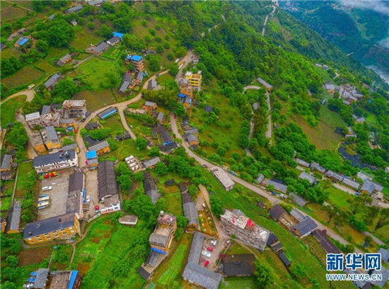 航拍云南怒江“老姆登”峡谷深处