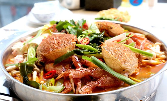 毛蟹鲍鱼焖米糠鸡 毛蟹鲍鱼焖米糠鸡