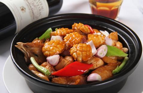 荔枝菌鲍鱼焖鸡 荔枝菌鲍鱼焖鸡