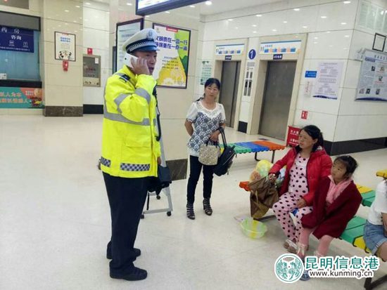 昨夜强降雨 昆明警方闻警而动防汛减灾