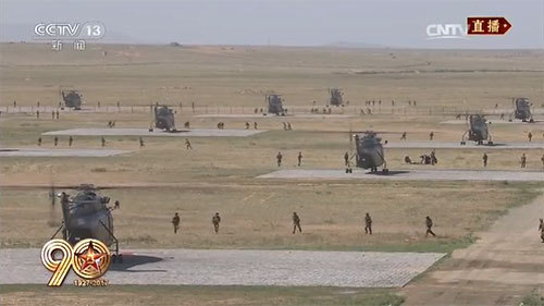 【庆祝中国人民解放军建军90周年阅兵】陆上作战群 【庆祝中国人民解放军建军90周年阅兵】陆上作战群