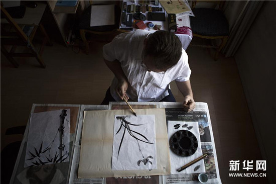 阿根廷书画家马丁·梅齐亚的“中国情缘”