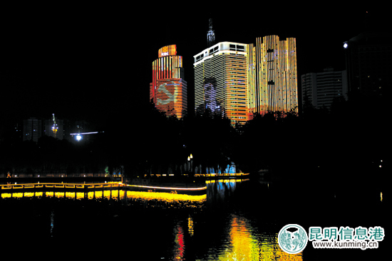 昆明盘龙江北京路年底前有望变灯光长廊