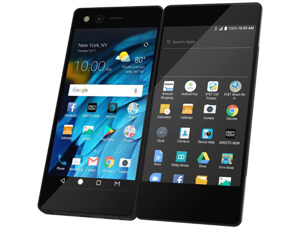  折叠智能手机中兴天机Axon M