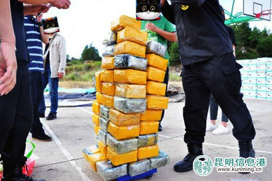楚雄市警方破获历年最大毒品案 从56吨香蕉中缴获毒品65公斤 楚雄市警方破获历年最大毒品案 从56吨香蕉中缴获毒品65公斤