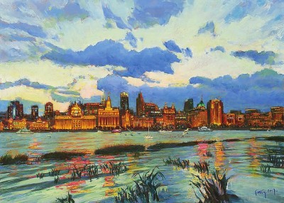 用画笔留住外滩百年 留住城市人文底色 用画笔留住外滩百年 留住城市人文底色