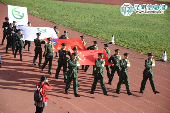 云南中医学院第十九届田径运动会开幕 1209名师生参赛