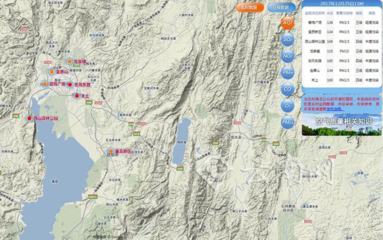 昆明空气质量遭遇“滑铁卢”现中度污染 市环保局:气象原因造成非雾霾 昆明空气质量遭遇“滑铁卢”现中度污染 市环保局:气象原因造成非雾霾