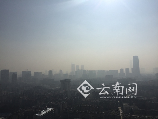 昆明空气质量遭遇“滑铁卢”现中度污染 市环保局:气象原因造成非雾霾 昆明空气质量遭遇“滑铁卢”现中度污染 市环保局:气象原因造成非雾霾