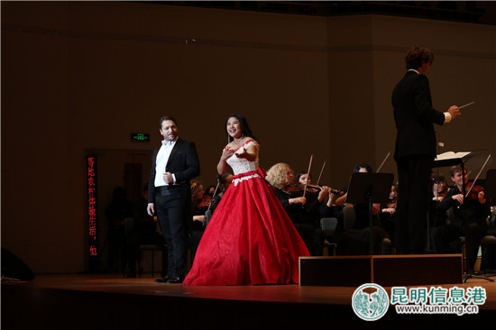 昆明艺术职业学院“国际爱乐乐团2018年新年音乐会”昨日举行