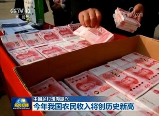 【中国乡村走向振兴】今年我国农民收入将创历史新高