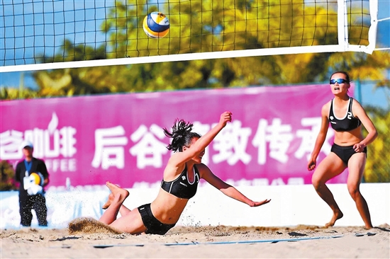 云南省青少年沙滩排球锦标赛芒市收兵