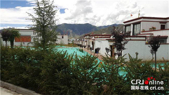 这是代表秋天的白色区域 来源:国际在线 这是代表秋天的白色区域 来源:国际在线