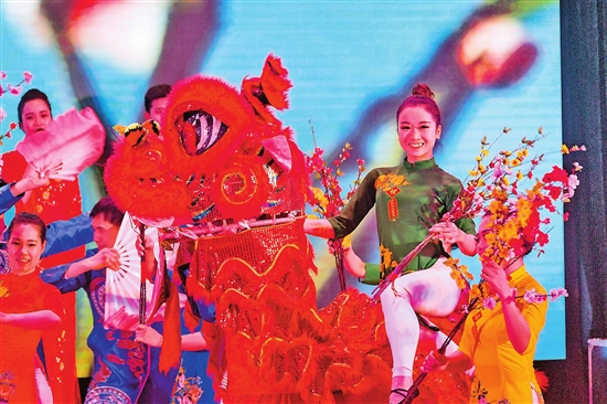 第二届中国河口—越南老街跨国春晚举行