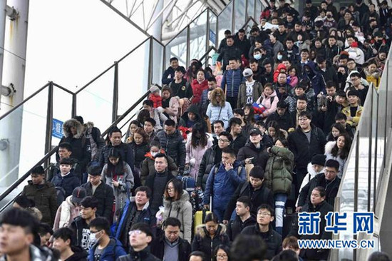 铁路春运累计发送旅客突破2亿人次 铁路春运累计发送旅客突破2亿人次