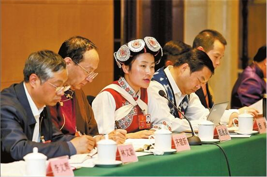 云南代表团继续分组审议宪法修正案草案修改稿等