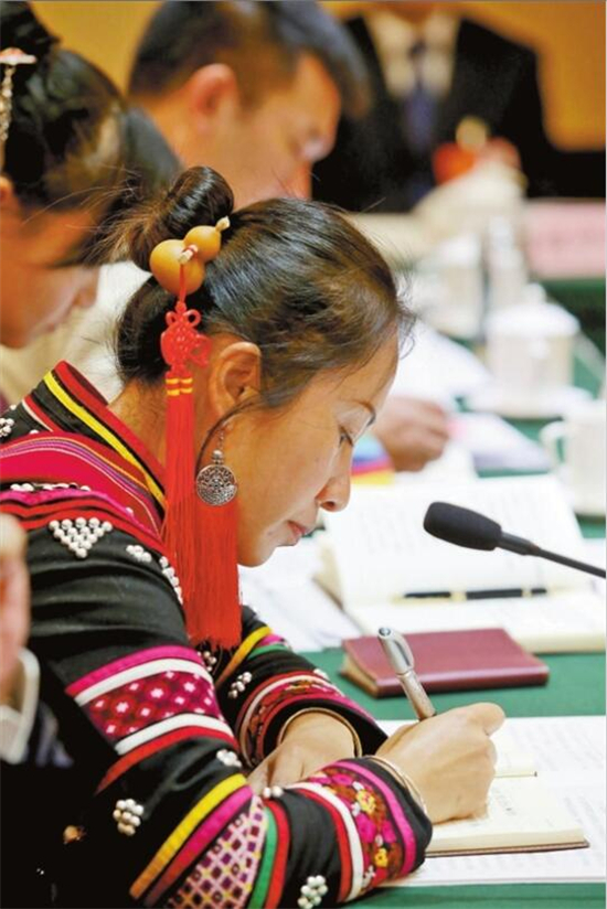 云南代表团继续分组审议宪法修正案草案修改稿等