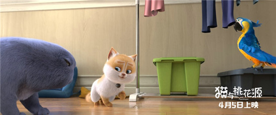 《猫与桃花源》冒险版海报 只为少年梦想