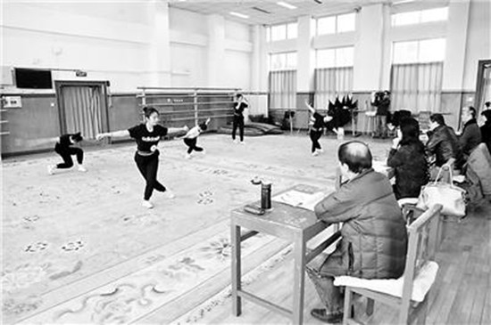 国戏昆曲大班考试现场供图/中国戏曲学院