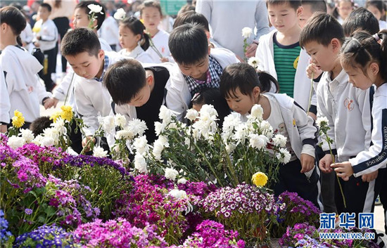 清明节前祭英烈