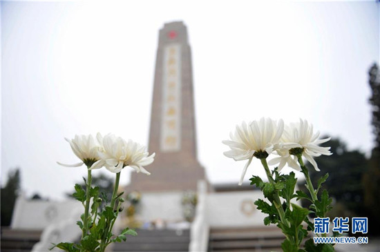 清明节前祭英烈