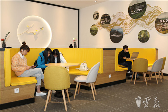 共建学生双创就业示范基地 大益青年茶庭首现云南大学