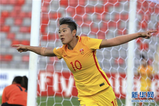 中国女足3:0完胜菲律宾队 晋级亚洲杯半决赛并获世界杯入场券