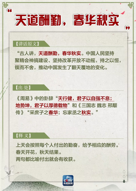 涨知识！习主席博鳌演讲提到的这些典故 你知道来历吗？