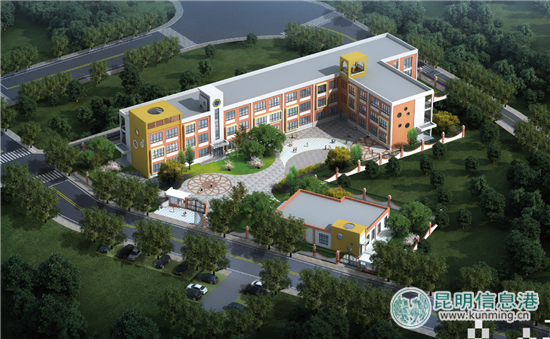 八街街道幼儿园效果图。