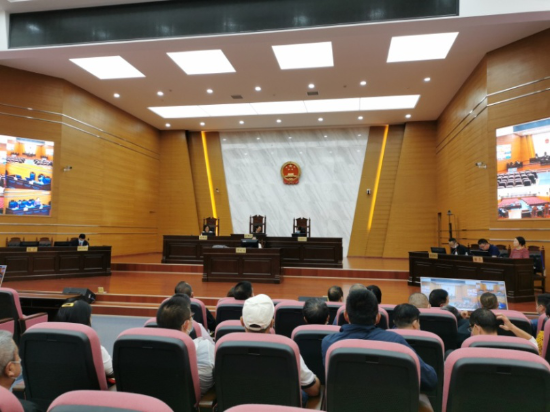 ​官渡区市场监督管理局组织执法人员现场旁听庭审活动