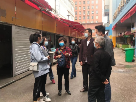 云南省市场监督管理局领导一行到官渡区检查指导“7个专项行动”之“管集市”工作