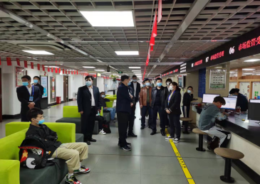 河北雄安新区管理委员会公共服务局到官渡区市场监督管理局考察
