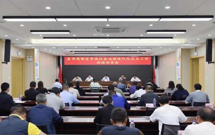 昆明高新区召开市域社会治理现代化试点工作专题会